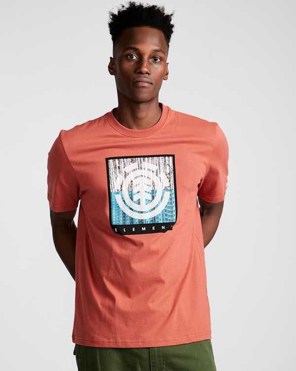 0 Density Ss - Tee Shirt for Men Red N1SSA8ELP9 Element