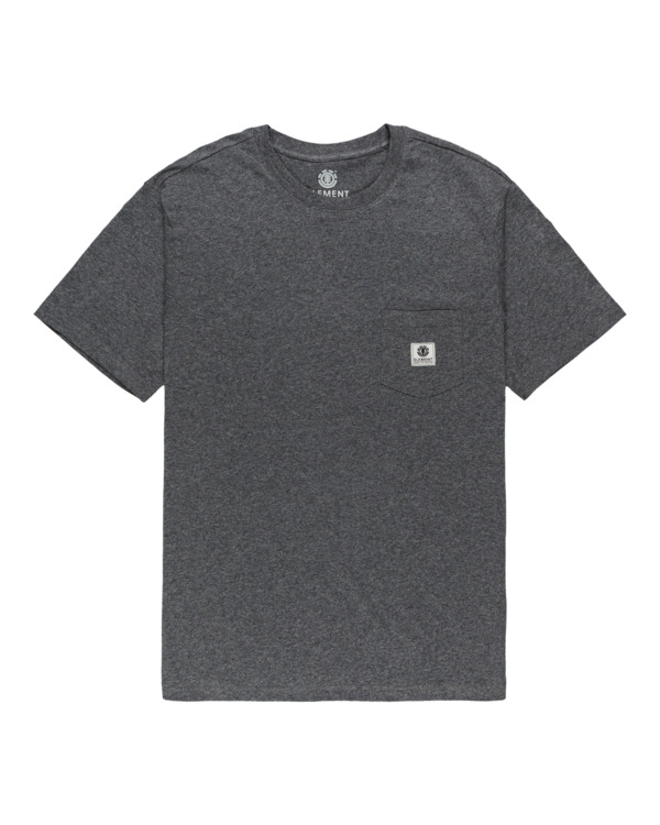 0 Basic Pocket Label - Camiseta de manga corta Negro N1SSG3ELP9 Element