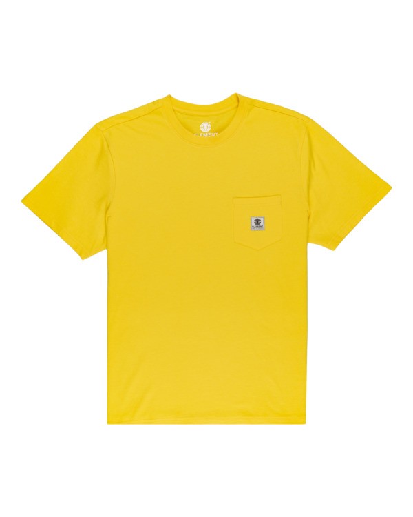 0 Basic Pocket Label - Maglietta a maniche corte Blue N1SSG3ELP9 Element