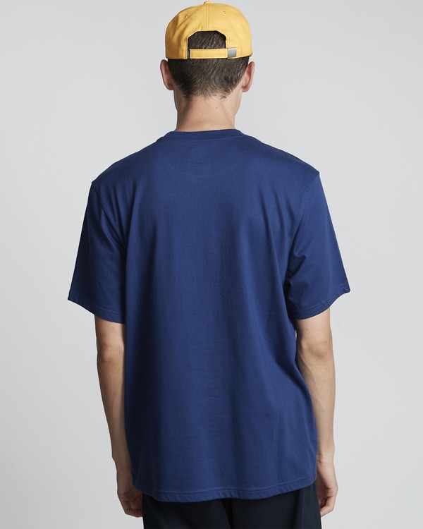 2 Basic Pocket Label - T-Shirt manches courtes Bleu N1SSG3ELP9 Element