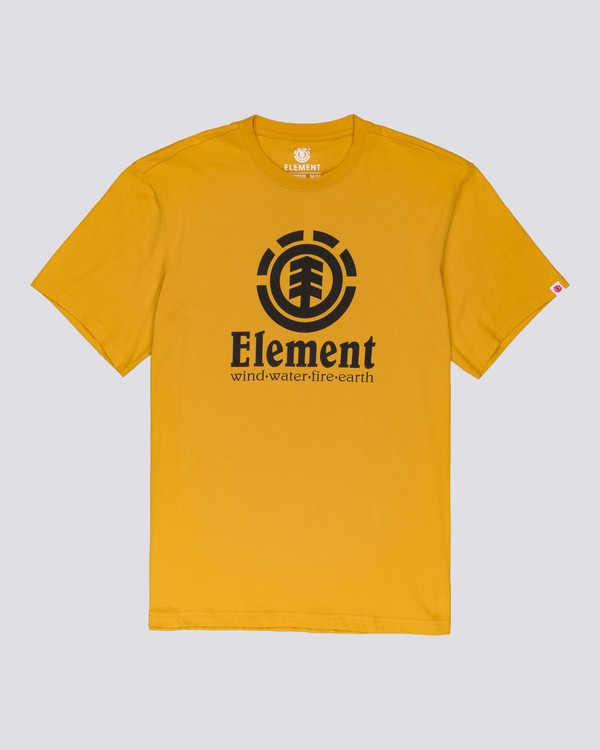 element, Vertical - T-Shirt für Herren, OLD GOLD (1374) 0 Vertical - T-Shirt für Herren Gelb N1SSG4ELP9 Element