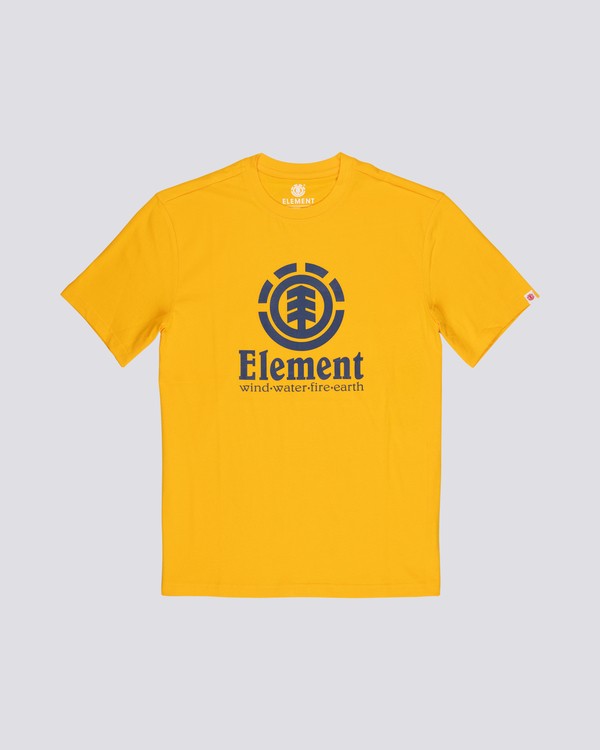 0 Vertical - Maglietta a maniche corte da Uomo Yellow N1SSG4ELP9 Element