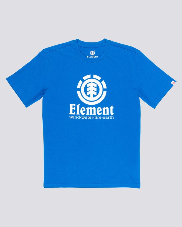 0 Vertical - Short Sleeve T-Shirt for Men Blue N1SSG4ELP9 Element