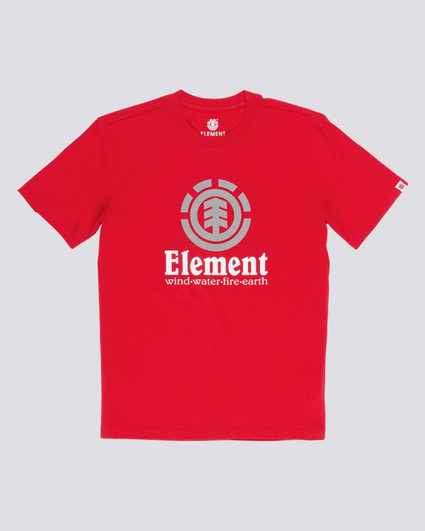 0 Vertical - Maglietta a maniche corte da Uomo Red N1SSG4ELP9 Element