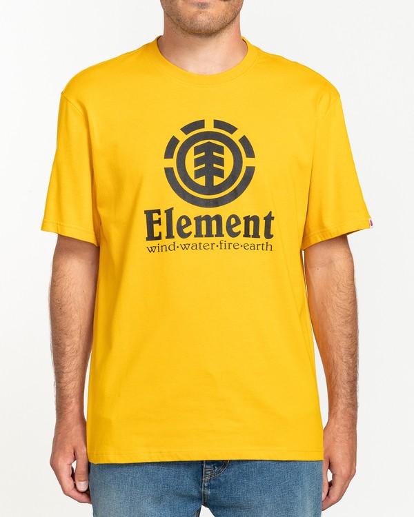 element, Vertical - T-Shirt für Herren, OLD GOLD (1374) 1 Vertical - T-Shirt für Herren Gelb N1SSG4ELP9 Element