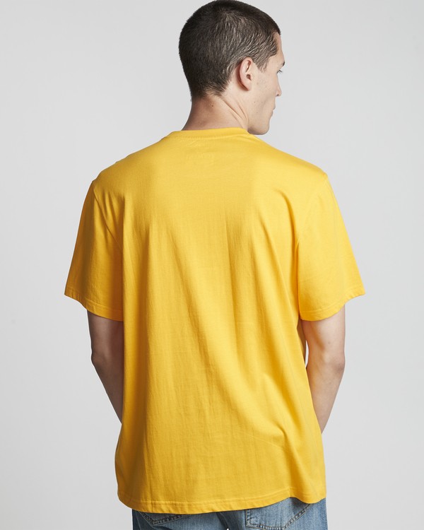 2 Vertical - Maglietta a maniche corte da Uomo Yellow N1SSG4ELP9 Element