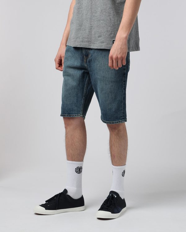 1 E02 Wk - Bermuda-Shorts für Männer Blau N1WKB3ELP9 Element