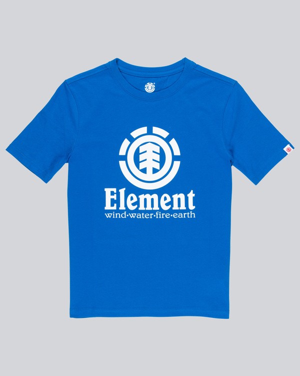 0 Vertical - Short Sleeve T-Shirt for Boys Blue N2SSC8ELP9 Element