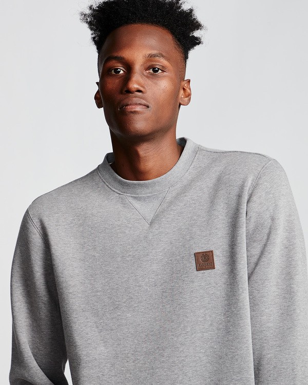 1 Heavy - Sweat pour Homme Gris Q1CRA3ELF9 Element