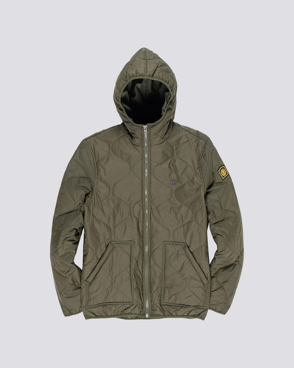 0 Albee - Hooded Jacket Green Q1JKC9ELF9 Element