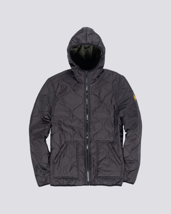 0 Albee - Hooded Jacket Black Q1JKC9ELF9 Element
