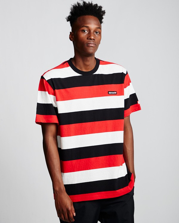 0 Primo Striped - Camiseta para Hombre  Q1KTA1ELF9 Element