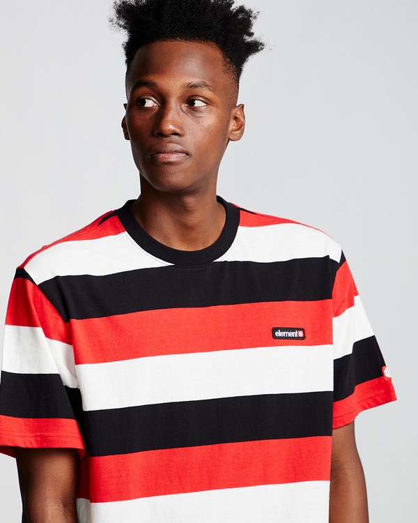 1 Primo Striped - Camiseta para Hombre  Q1KTA1ELF9 Element