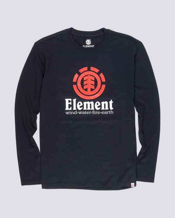 0 Vertical - Maglietta a Maniche Lunghe da Uomo Black Q1LSA3ELF9 Element