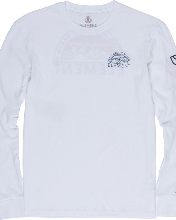 3 Odyssey - Long Sleeve T-Shirt White Q1LSA9ELF9 Element
