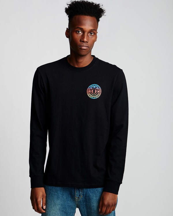 0 Seal Gradient - Long Sleeve T-Shirt  Q1LSB3ELF9 Element