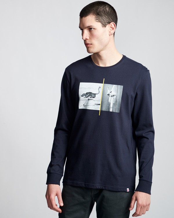 0 Ostrich Apse - Long Sleeve T-Shirt  Q1LSB4ELF9 Element