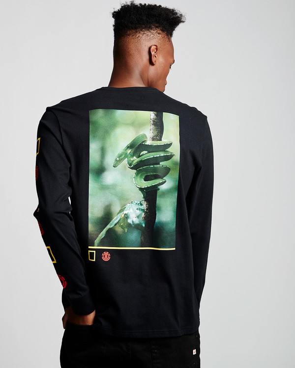 2 Serpent - Camiseta de manga larga para Hombre  Q1LSB7ELF9 Element