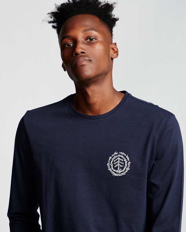 1 Too Late Logo - Camiseta de manga larga para Hombre  Q1LSC9ELF9 Element