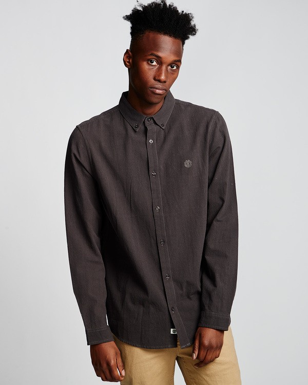 0 Icon Crisp - Long Sleeve Shirt  Q1SHA1ELF9 Element