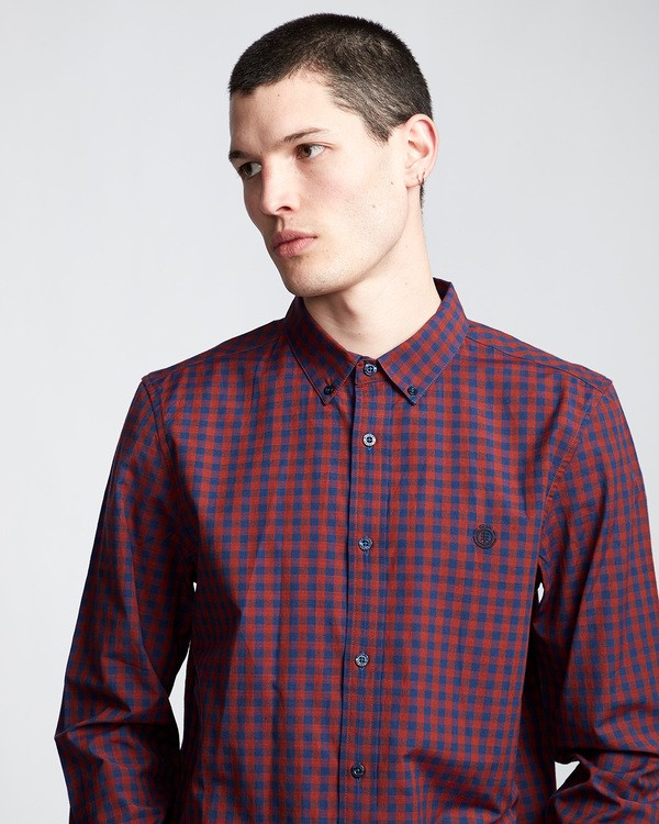 1 Icon Gingham - Long Sleeve Shirt  Q1SHA2ELF9 Element