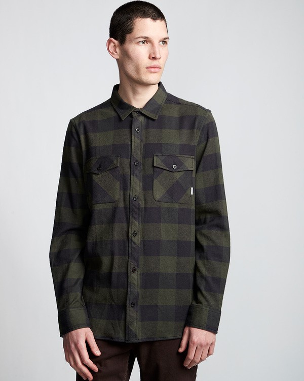 0 Tacoma 2Colors - Long Sleeve Shirt Green Q1SHA5ELF9 Element