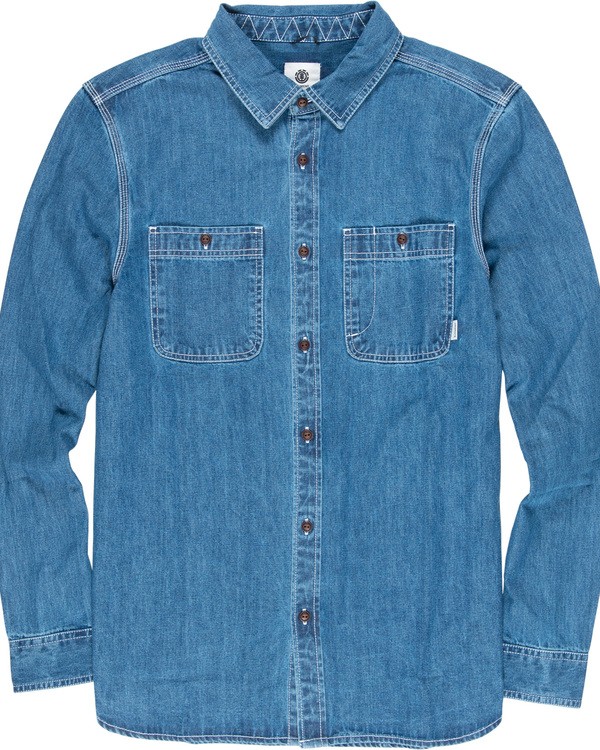 4 Pace Denim - Long Sleeve Shirt  Q1SHA6ELF9 Element