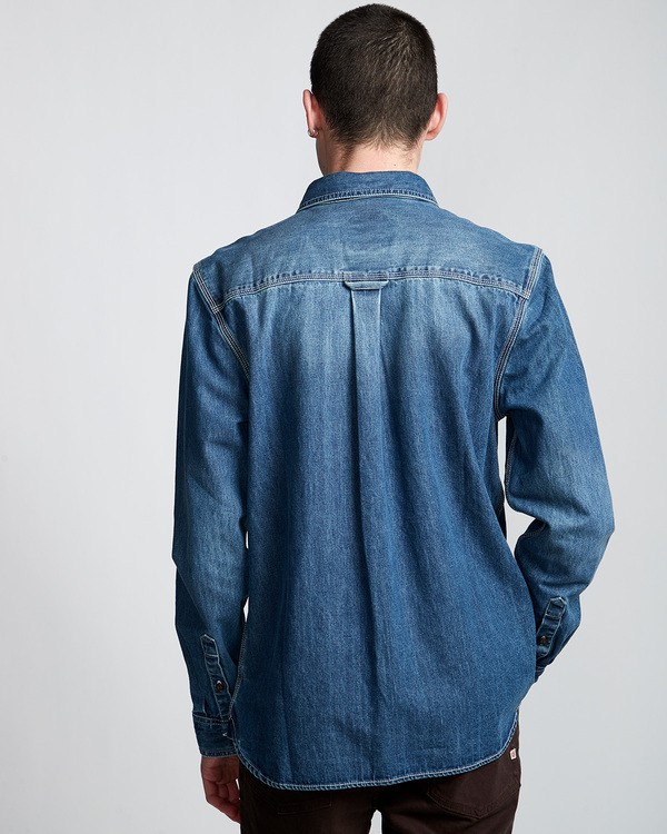 3 Pace Denim - Long Sleeve Shirt  Q1SHA6ELF9 Element