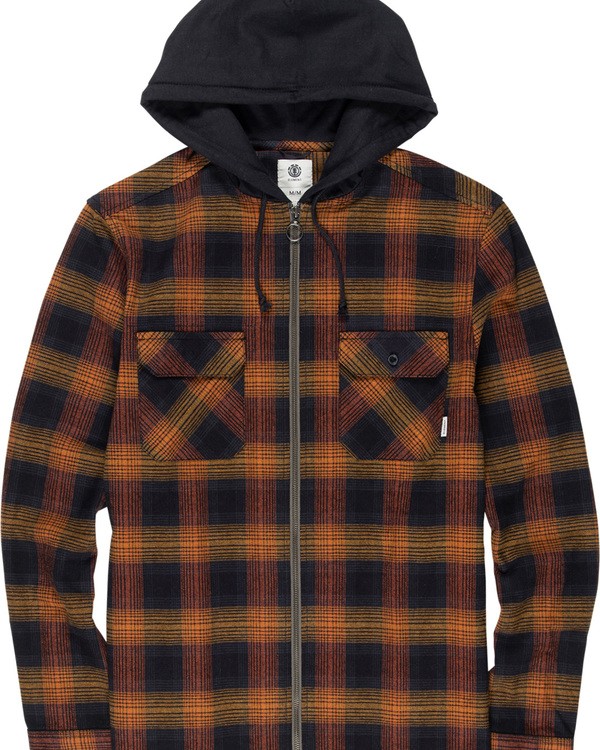3 Wentworth Shadow - Hooded Long Sleeve Shirt  Q1SHA8ELF9 Element