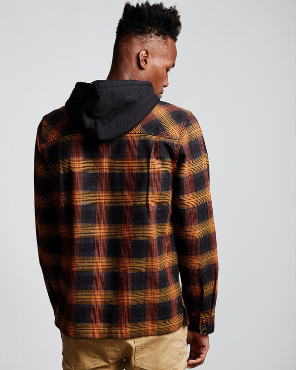 2 Wentworth Shadow - Hooded Long Sleeve Shirt  Q1SHA8ELF9 Element