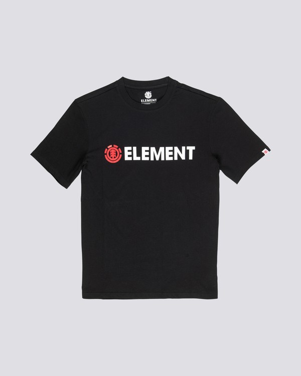 0 Blazin - Short Sleeve T-Shirt for Men Black Q1SSA6ELF9 Element