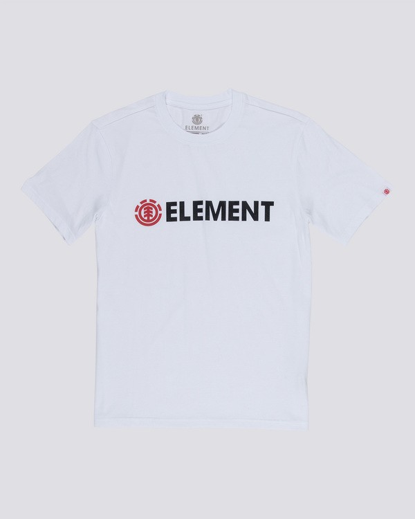 0 Blazin - Short Sleeve T-Shirt for Men White Q1SSA6ELF9 Element