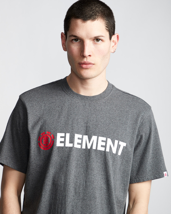 2 Blazin - Short Sleeve T-Shirt for Men Black Q1SSA6ELF9 Element