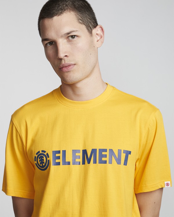 3 Blazin - Short Sleeve T-Shirt for Men Yellow Q1SSA6ELF9 Element