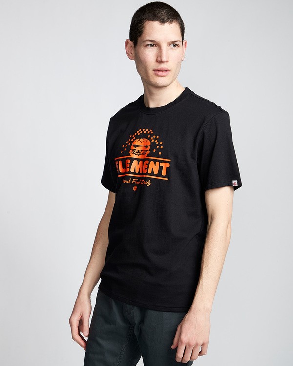 0 Burger - Camiseta para Hombre  Q1SSE7ELF9 Element
