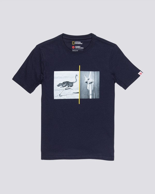 0 Ostrich Apse - T-Shirt Grey Q1SSF2ELF9 Element