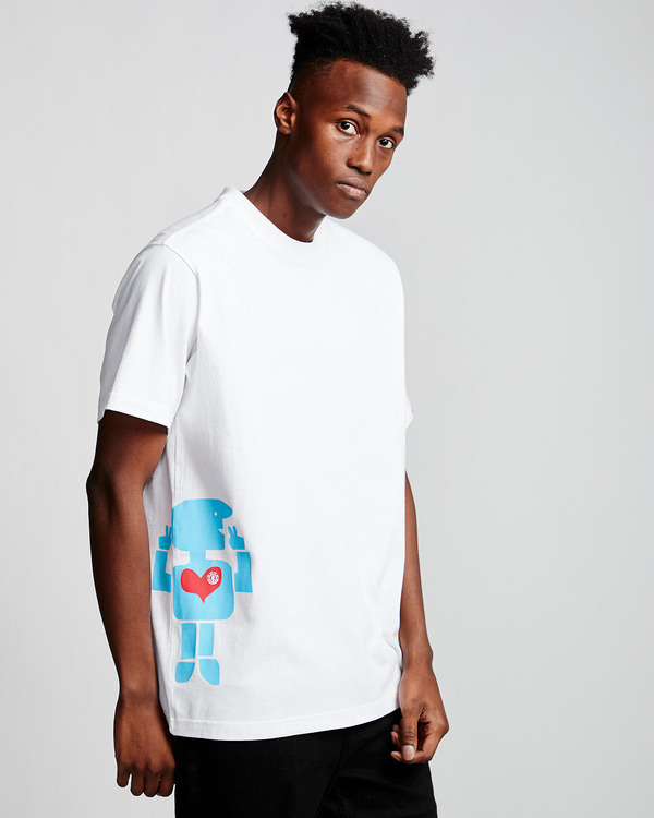 3 Barley - T-Shirt White Q1SSH1ELF9 Element