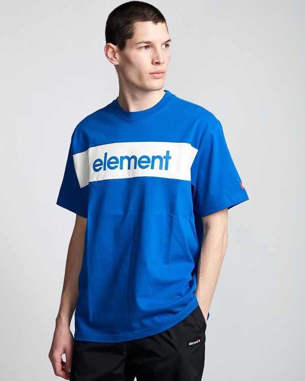 0 Primo Flag - T-Shirt Blue Q1SSI2ELF9 Element