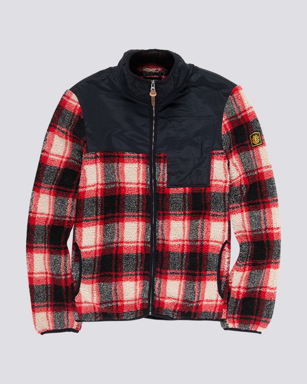 0 Abenaki Warm - Zip-Up Fleece Black Q1WAA4ELF9 Element