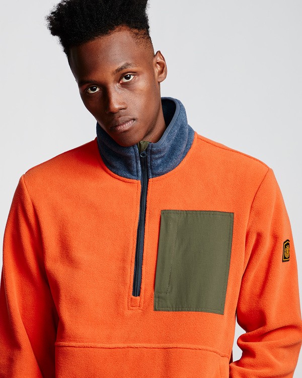 1 Windrift - Sudadera con cremallera superior para Hombre  Q1WAA5ELF9 Element