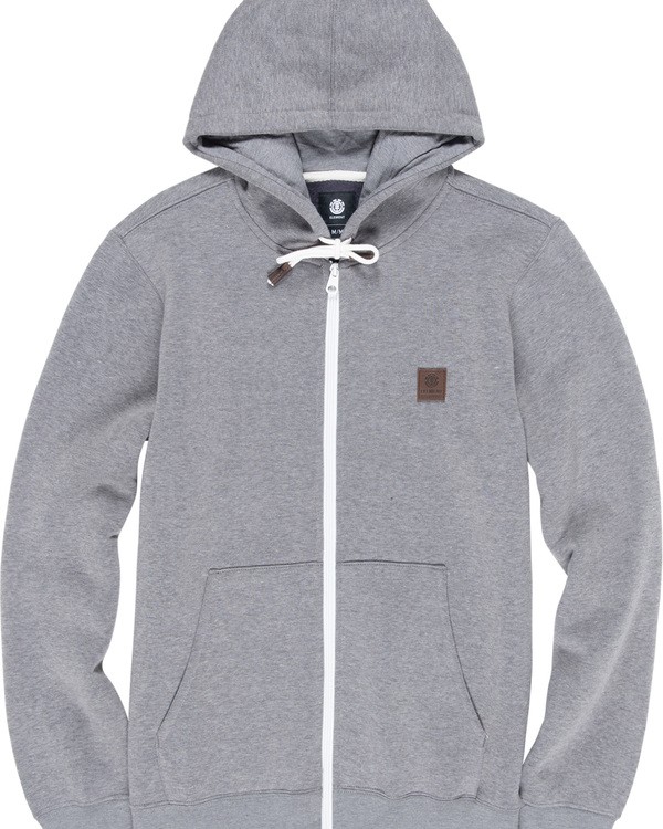 0 Heavy - Pull zippé à capuche pour Homme Gris Q1ZHA1ELF9 Element