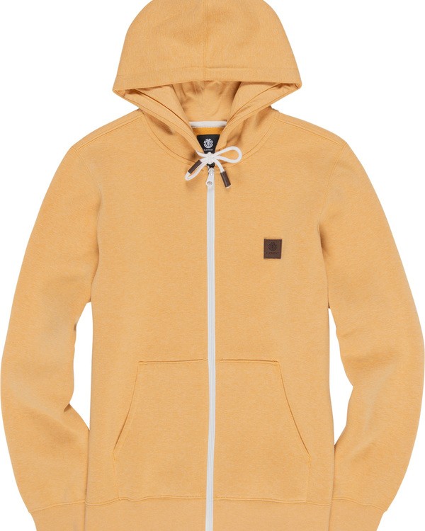 3 Heavy - Zip-Up Hoodie Yellow Q1ZHA1ELF9 Element