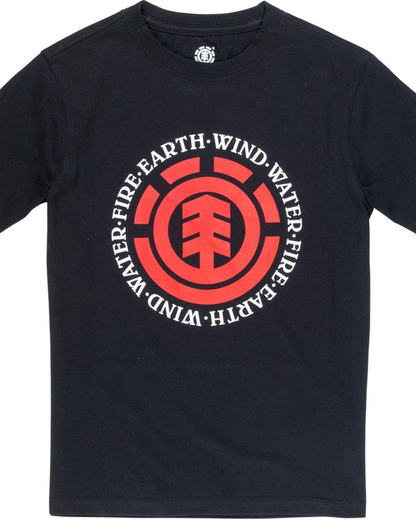 1 Seal - Short Sleeve T-Shirt for Boys Black Q2SSA4ELF9 Element