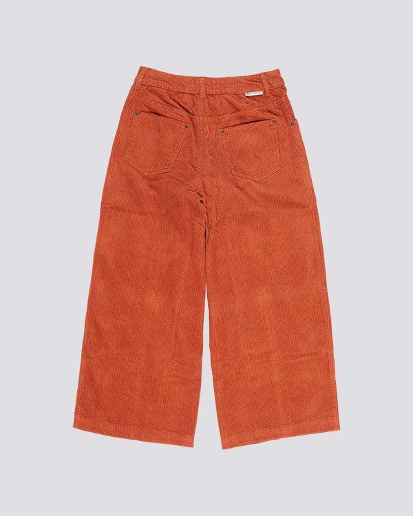 1 Wide Awake - Pantalon évasé en velours côtelé pour Femme  Q3PTA4ELF9 Element