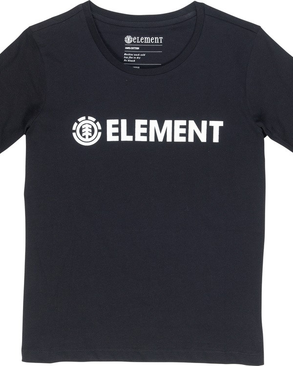 0 Element Logo - T-Shirt Black Q3SSA3ELF9 Element