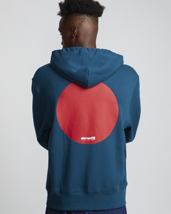 2 Primo Tokyo  Dot - Sweatshirt for Men Blue S1HOA7ELP0 Element