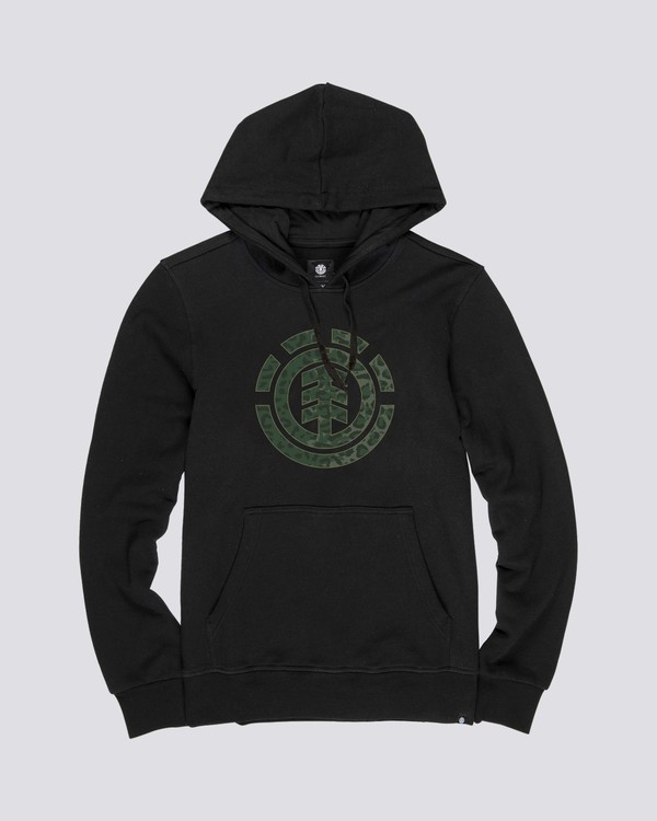 0 Leopard Icon Fill - Hoodie for Men Black S1HOC8ELP0 Element