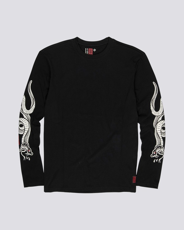 0 Timber! Go East Snakes - Organic Cotton Long Sleeve T-Shirt for Men  S1LSB1ELP0 Element