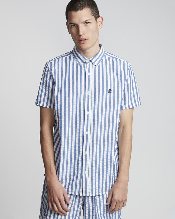 1 Icon Stripes - Camisa de manga morta para Hombre  S1SHA1ELP0 Element