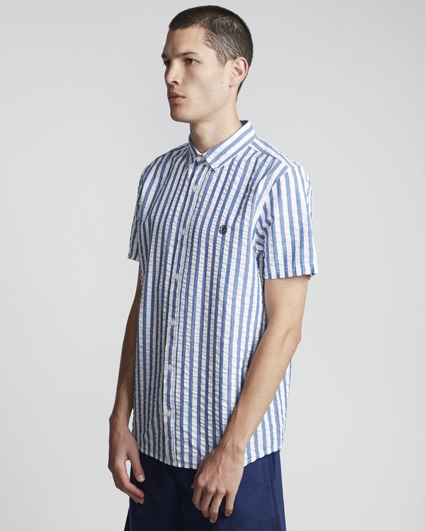 7 Icon Stripes - Camisa de manga morta para Hombre  S1SHA1ELP0 Element